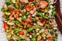 Strawberry Balsamic Pasta Salad Recipe