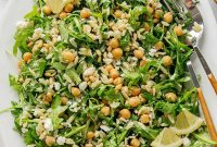 Zesty Lemon Arugula Orzo Salad