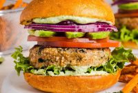 Cilantro Lime Chicken Burgers Recipe
