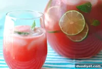 Sparkling Watermelon Lime Mocktail Recipe