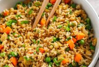 Low Carb Cauliflower Fried Rice Recipe