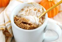 Microwave Pumpkin Spice Mug Cake Recipe