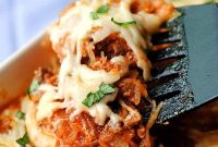 Cheesy Baked Spaghetti Squash Casserole