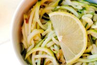 Lemon Garlic Zucchini Noodles Recipe
