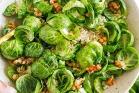 Roasted Brussels Sprouts and Brown Rice Salad Recipe