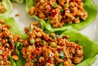 Asian Turkey Lettuce Wraps Recipe