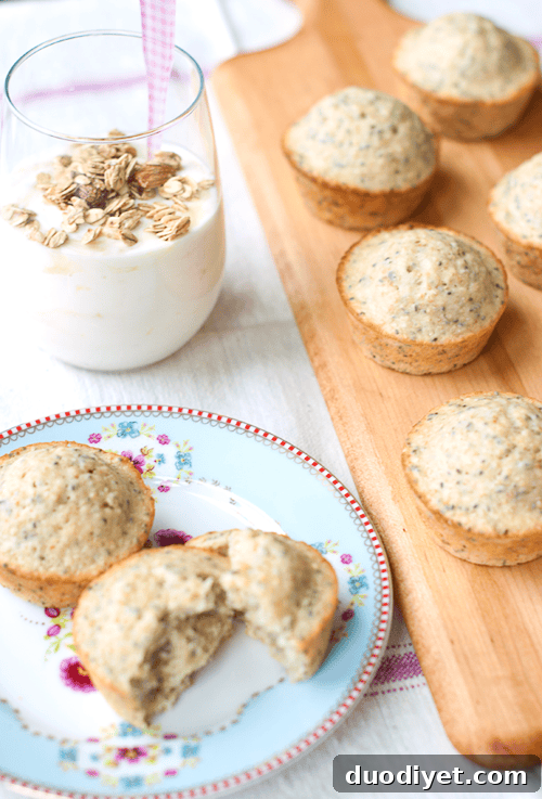Muffins on a plate
