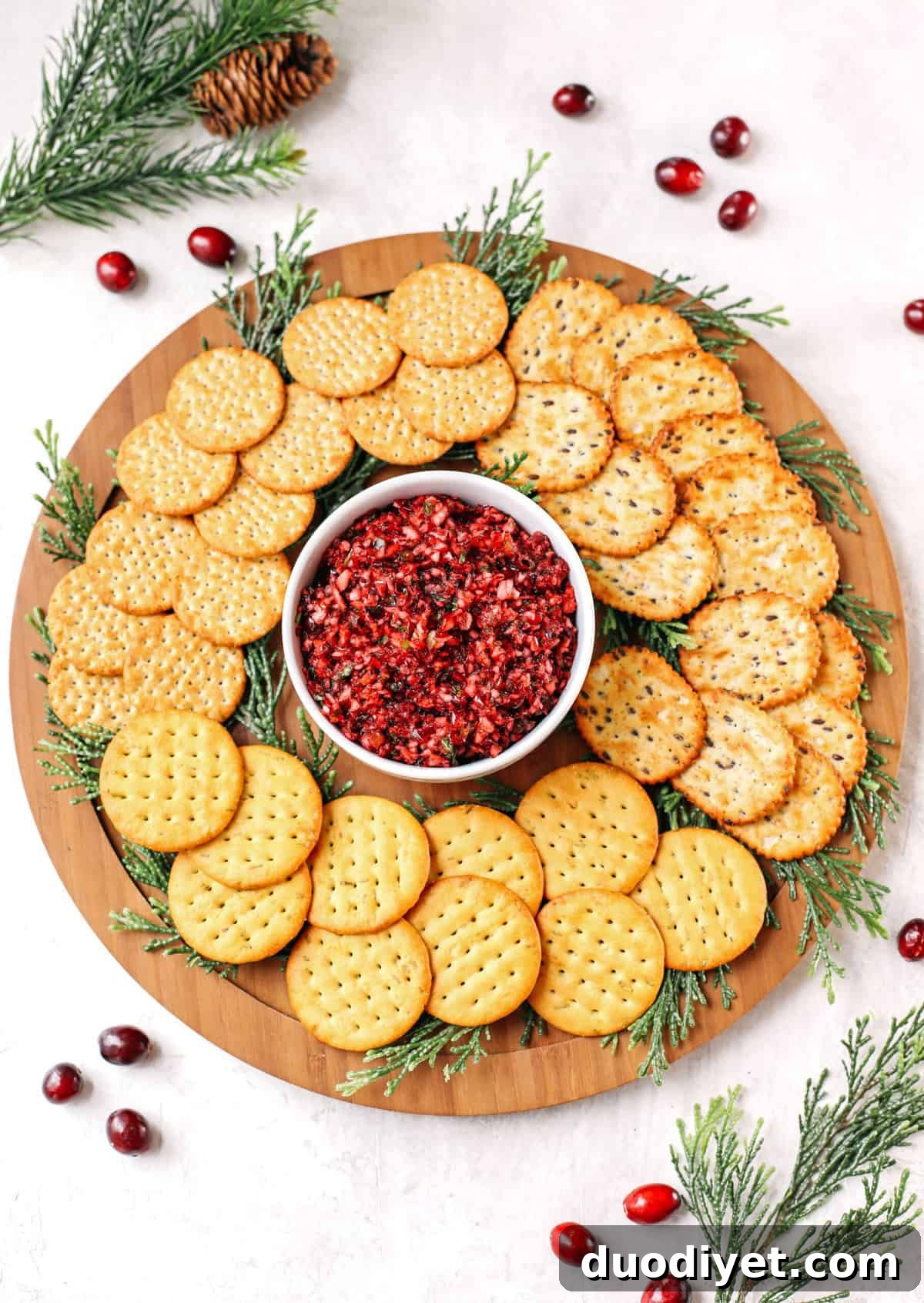 Holiday Cranberry Salsa Recipe for Parties and Appetizers 2 This sweet and spicy Cranberry Salsa makes the perfect holiday appetizer that is gluten-free, dairy-free, vegan and can be easily made in just minutes!