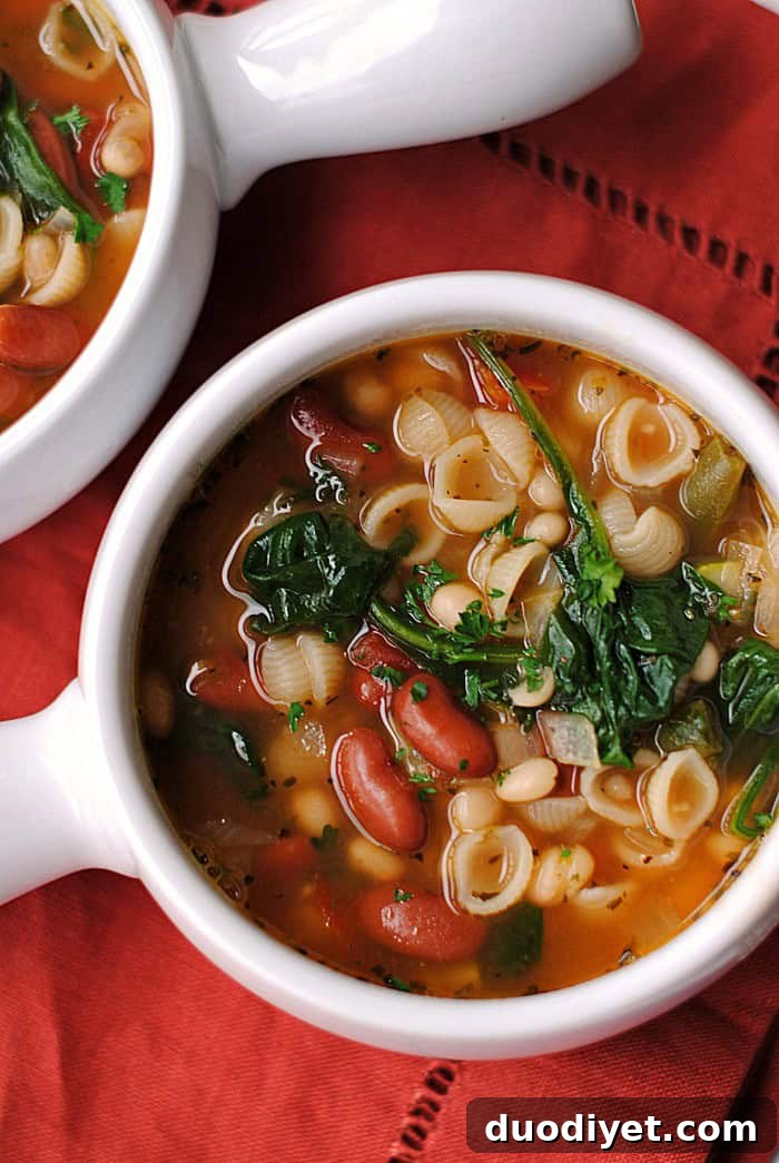 Top 10 Nourishing Soup Recipes 4 Olive Garden Inspired Minestrone Soup - vegetable-rich and comforting