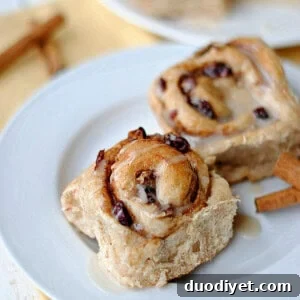 Cranberry rolls close up
