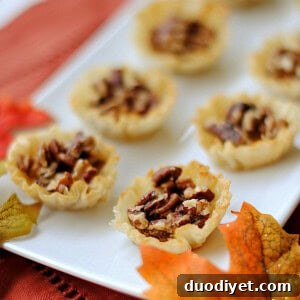 Mini pie closeup