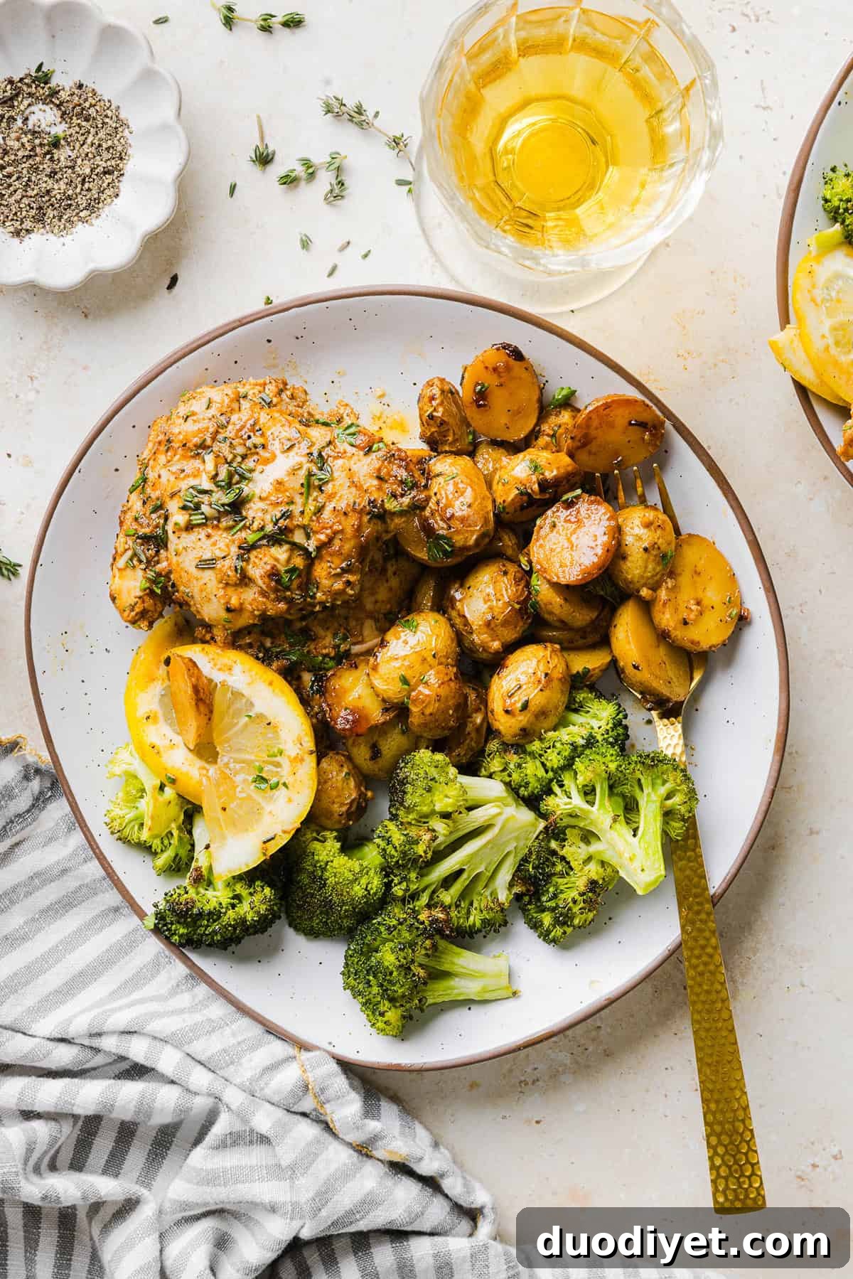 Leftovers reheat well for easy lunches or dinners.