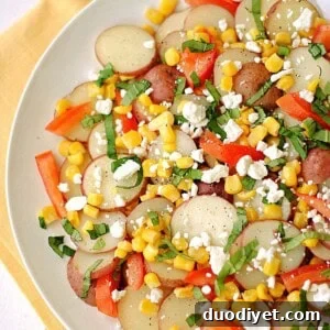 Bowl of Summer Veggie Potato Salad