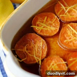 Lemon and Cinnamon Sweet Potatoes