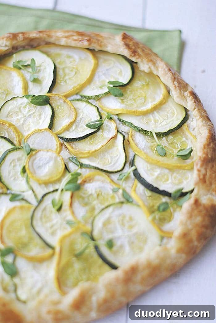 Savory Zucchini and Ricotta Galette Recipe 3 Zucchini Squash Ricotta Galette 2