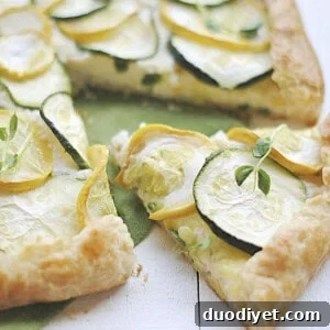 Zucchini Galette with Ricotta and Summer Squash 3 Galette thumbnail