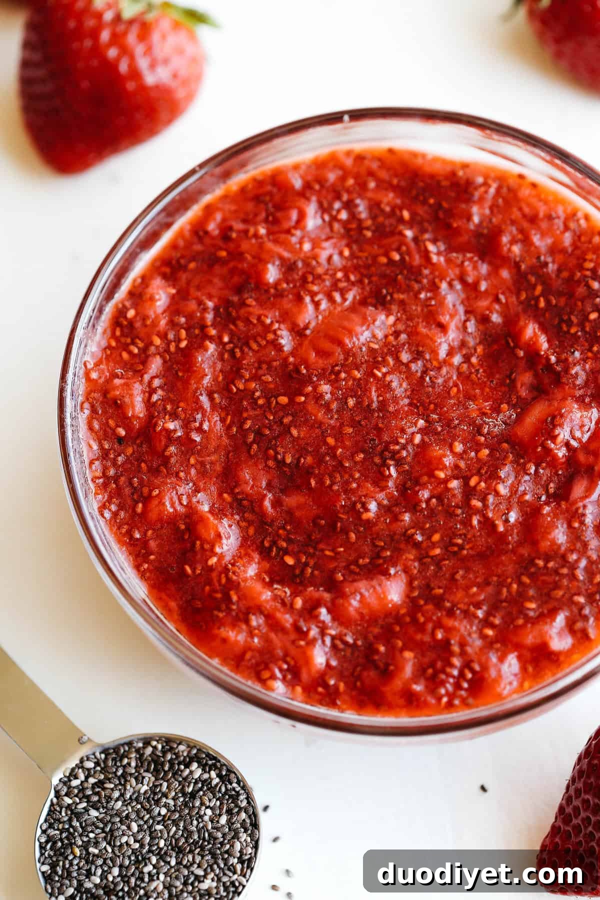 Homemade Strawberry Chia Seed Jam