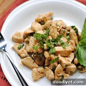Spicy Thai Basil Chicken (Pad Krapow) Stir-Fry 5 Spicy Basil Chicken - serving suggestion