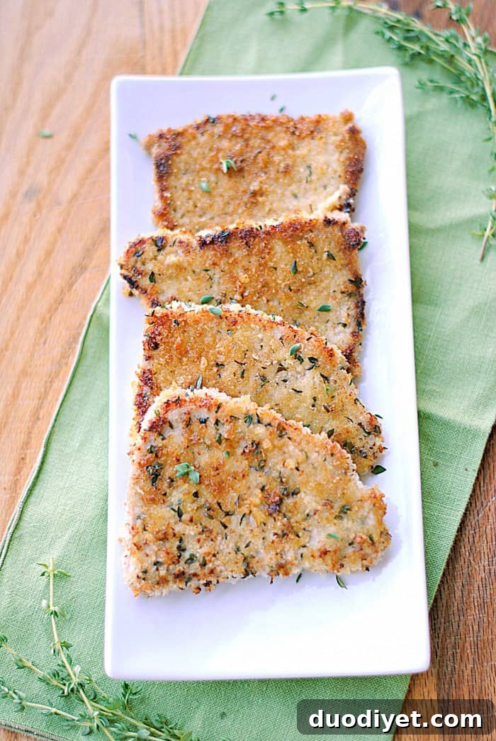 Crispy Herb Crusted Pork Chops with Garlic Butter 2 1