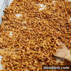 Small bowl of granola