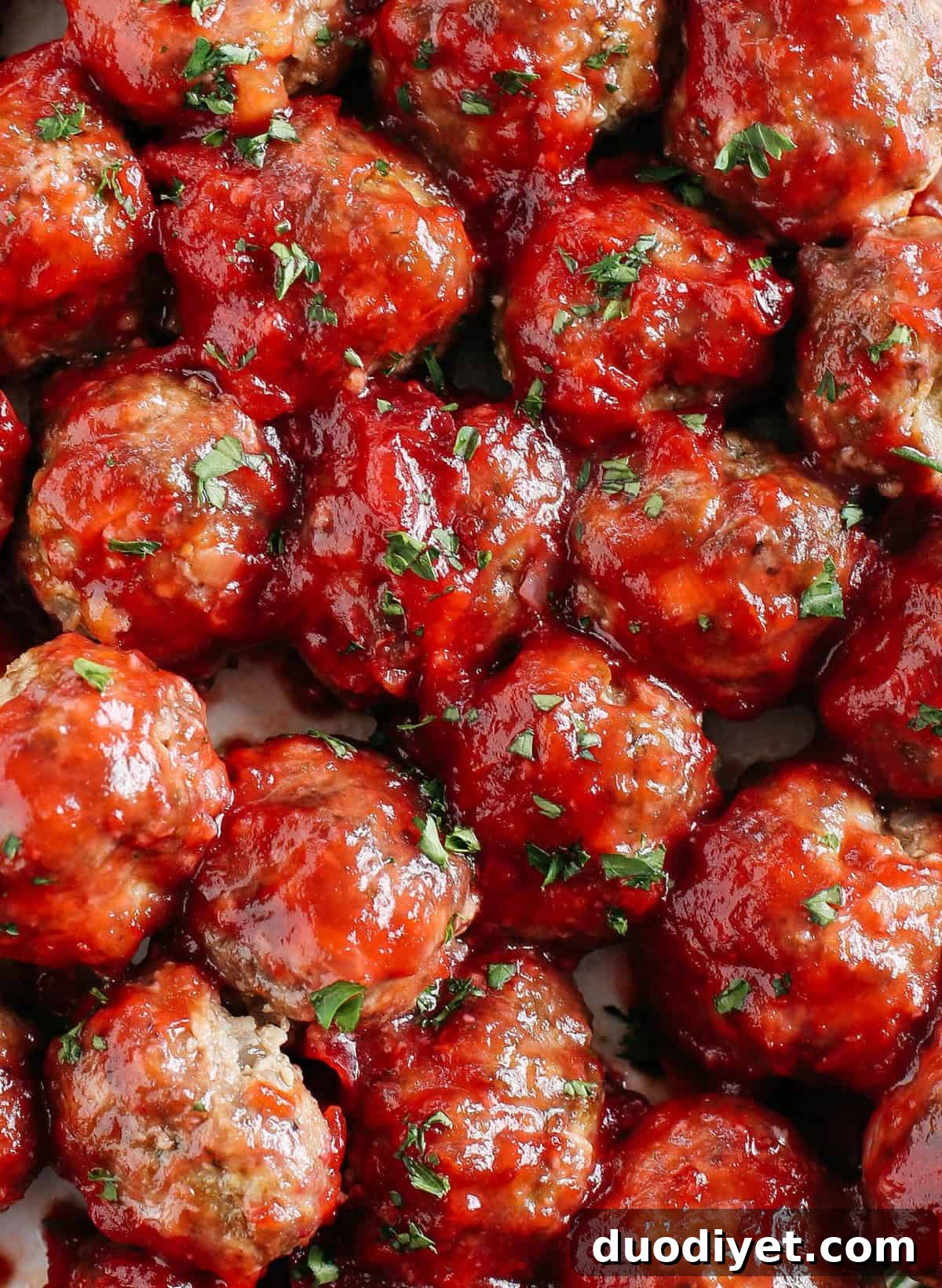 Cranberry Glazed Cocktail Meatballs Recipe 4 These Cranberry Cocktail Meatballs make the perfect holiday appetizer that are easy to throw together with the perfect blend of sweet and savory flavors!