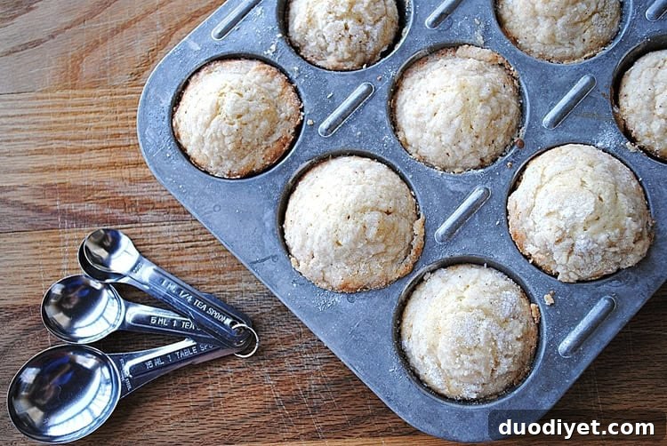 spiced eggnog muffins 1