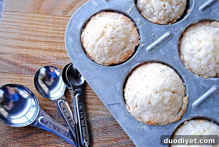 Holiday Spiced Eggnog Muffins with Nutmeg and Cinnamon 5 Measuring spoons