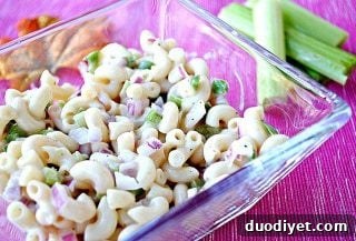 Bowl of macaroni salad