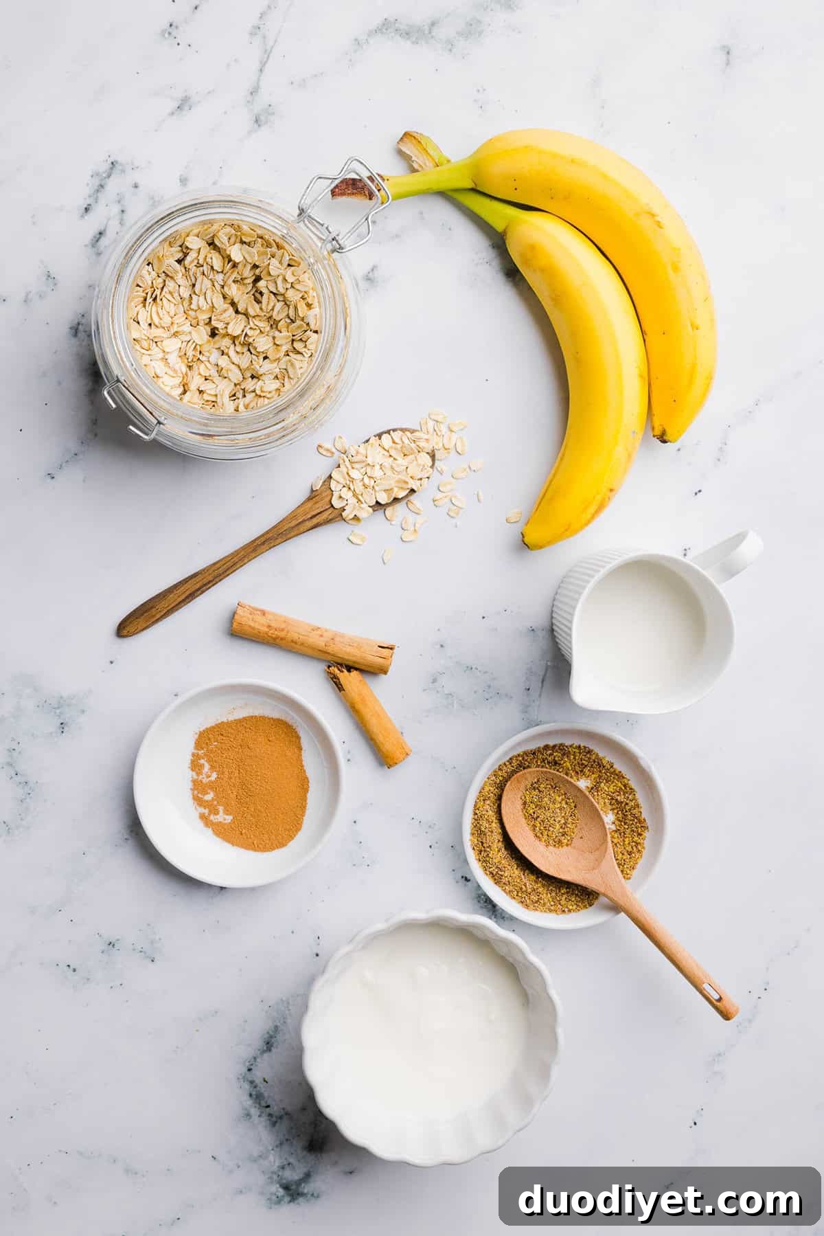Start your morning off with this thick and creamy Healthy Banana Oat Breakfast Smoothie! Packed with protein and easily made with wholesome ingredients in just 5 minutes to keep you feeling full and satisfied all morning long.