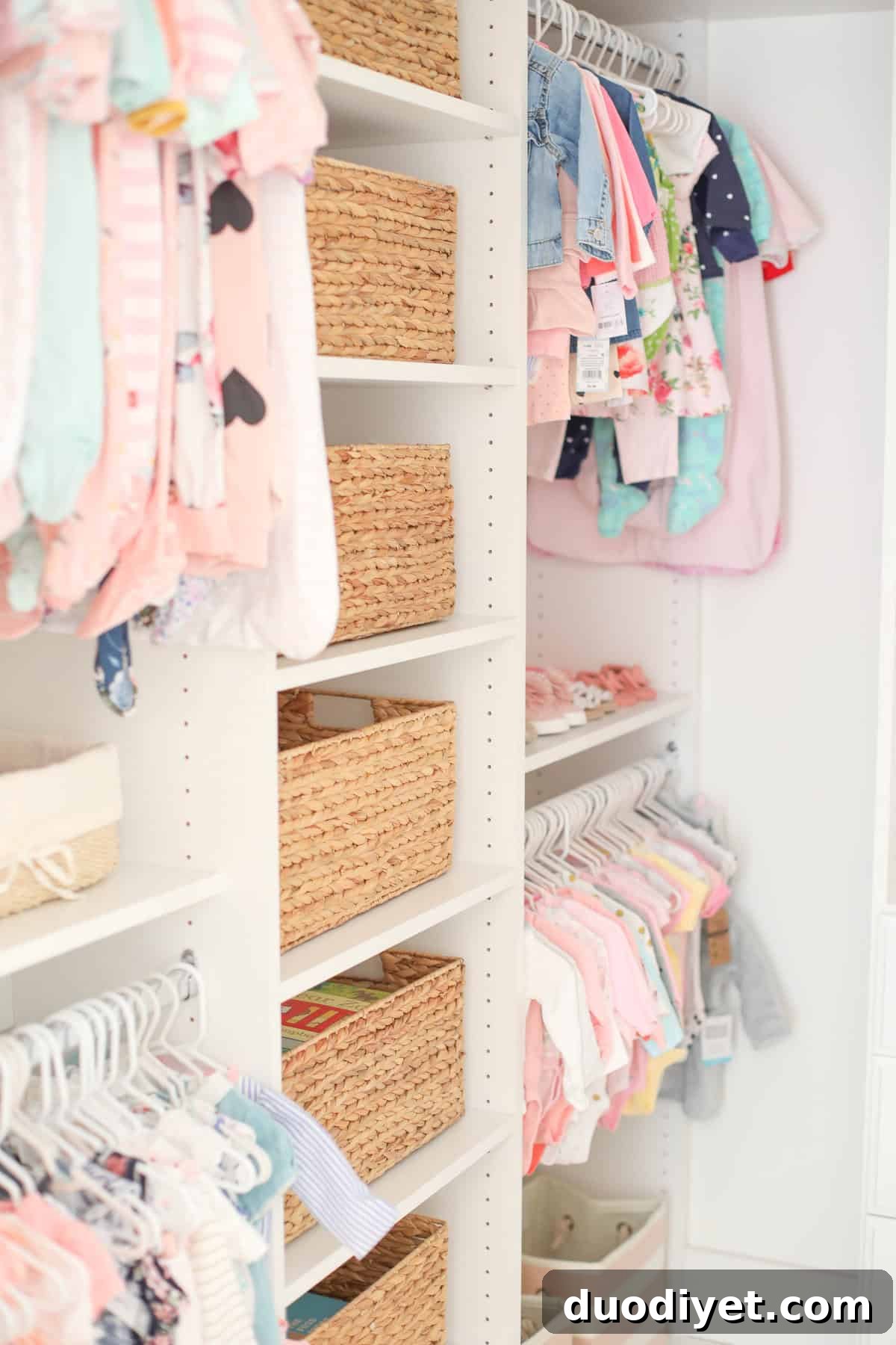 Baby Emma's pink floral nursery