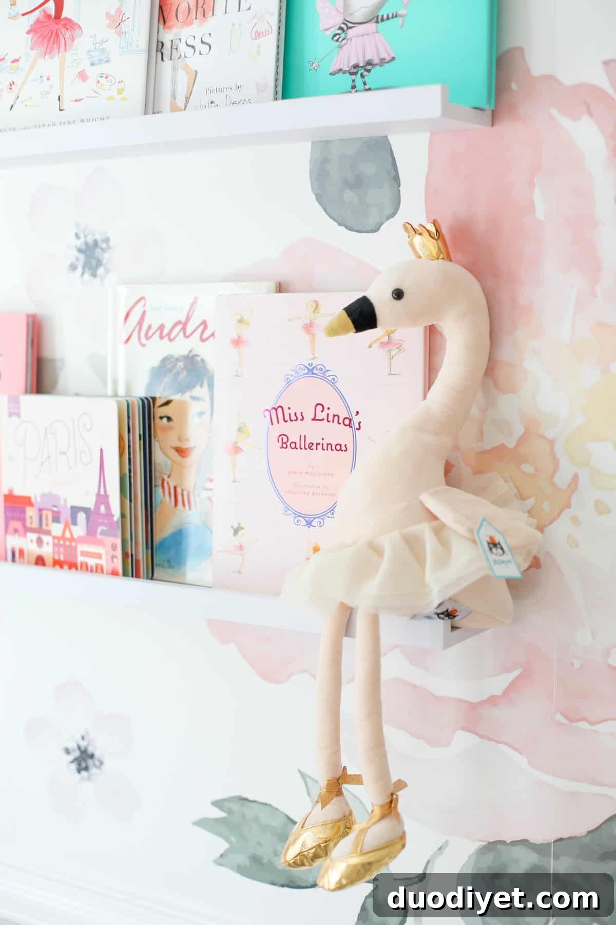 Baby Emma's pink floral nursery