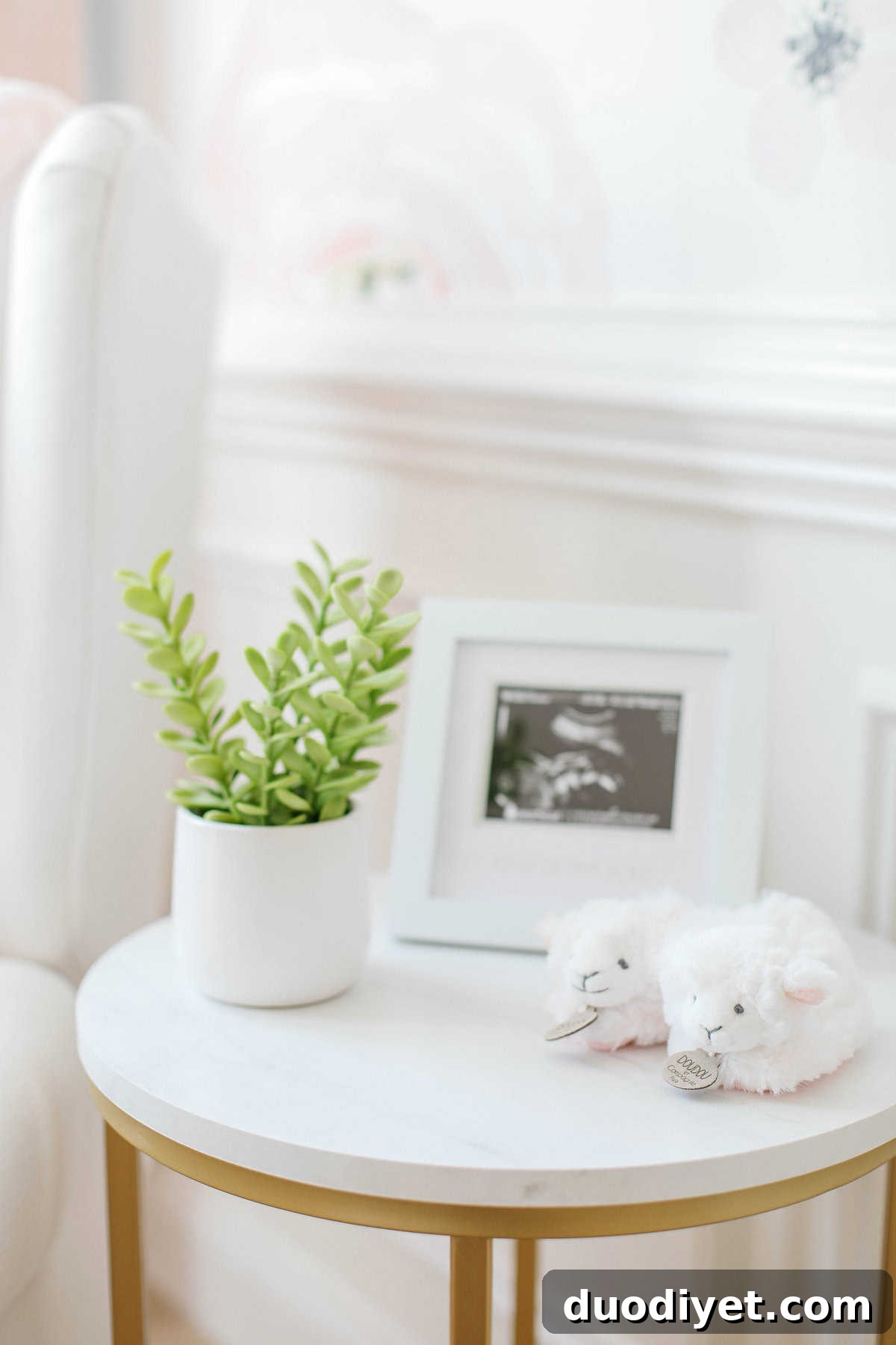 Baby Emma's pink floral nursery