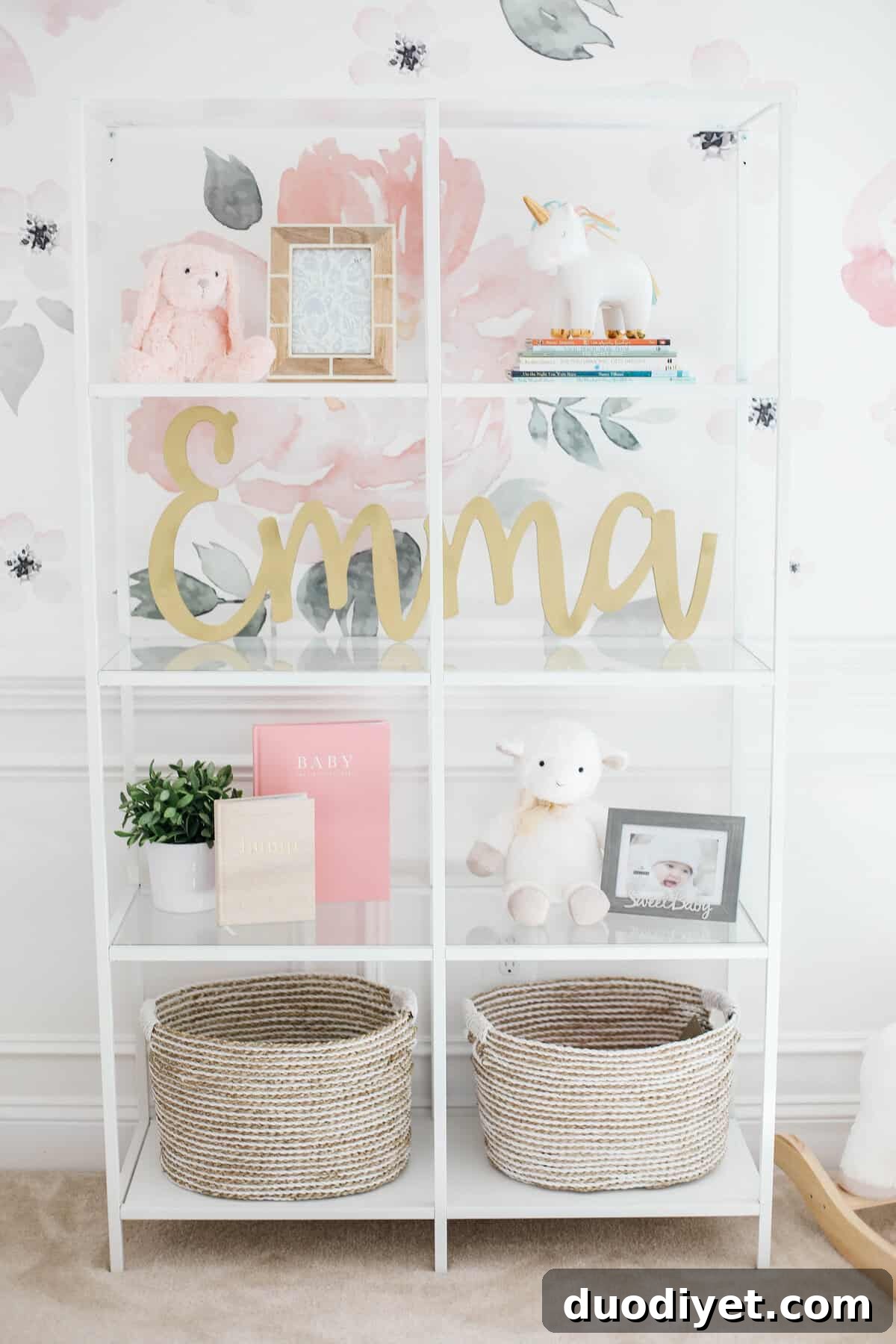 Baby Emma's Nursery Tour: Design Ideas and Photos 10 Baby Emma's pink floral nursery