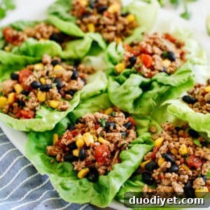 Turkey Taco Lettuce Wraps thumbnail