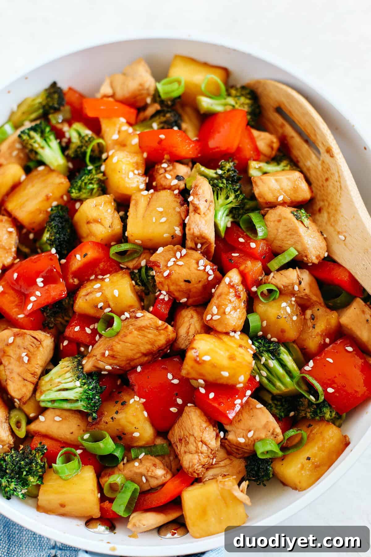 One-Pan Pineapple Teriyaki Chicken Recipe 3 Pineapple Teriyaki Chicken close-up