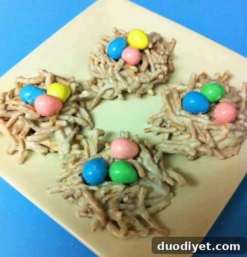 Easter Bird Nest Cookies
