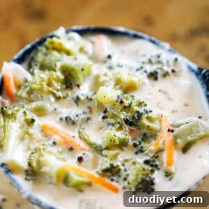 Homemade Creamy Broccoli Cheddar Soup Recipe 5 img 14414 5
