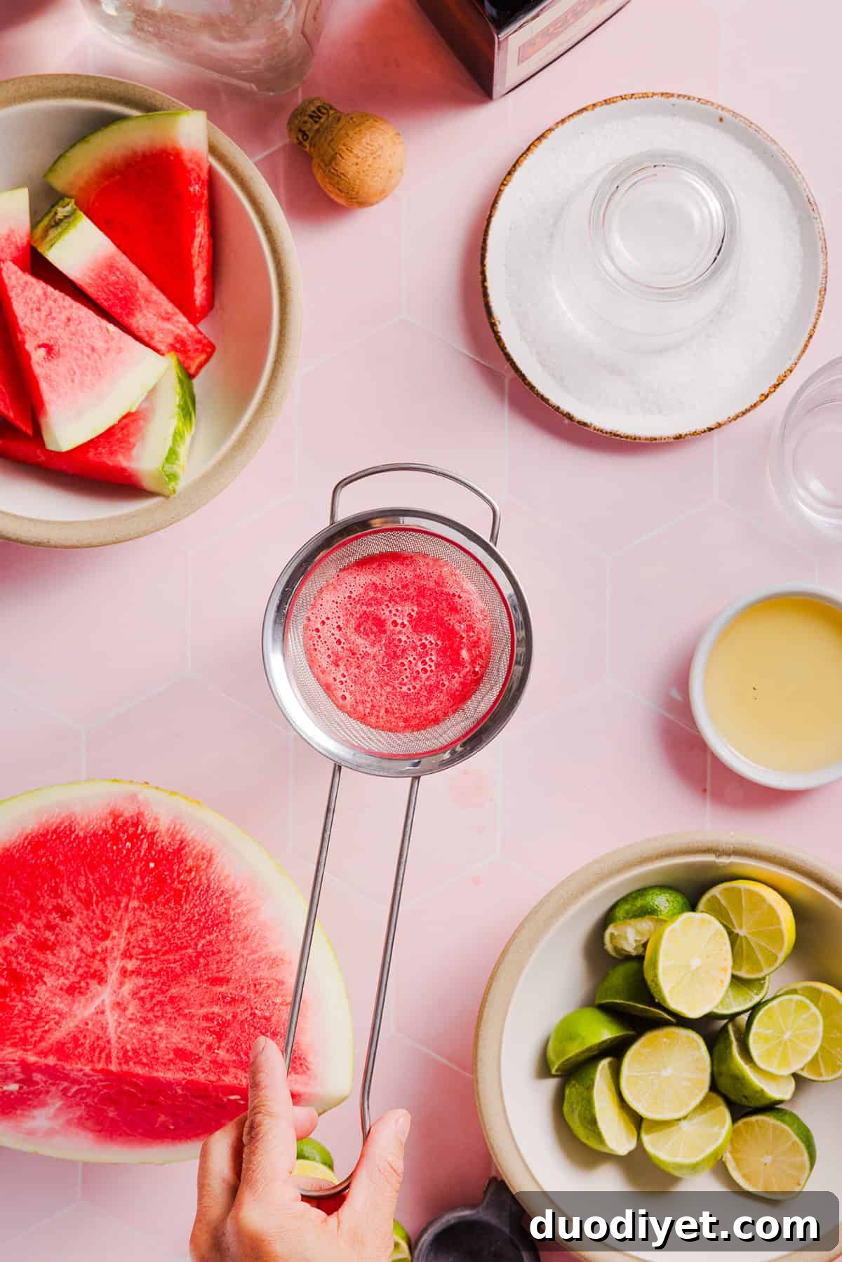 Watermelon cubes for blending