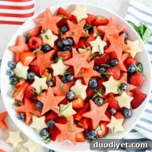 Fourth of July Red, White and Blueberry Fruit Salad Recipe 5 img 15763 5