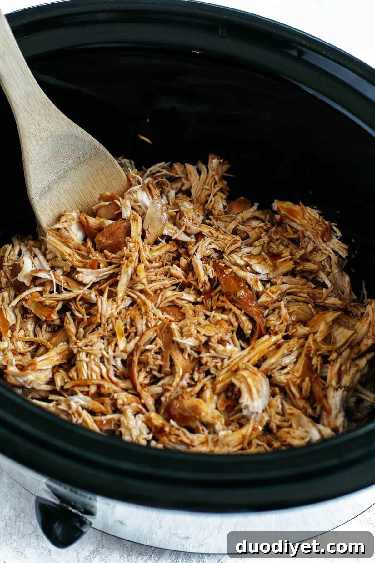 Slow Cooker Teriyaki Chicken Recipe: Sticky & Tender 3 The EASIEST Crock Pot Teriyaki Chicken made with the most delicious sticky, sweet homemade sauce and served over rice or quinoa! Better than take-out!