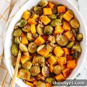 Roasted Maple-Glazed Butternut Squash and Brussels Sprouts 7 img 16045 7