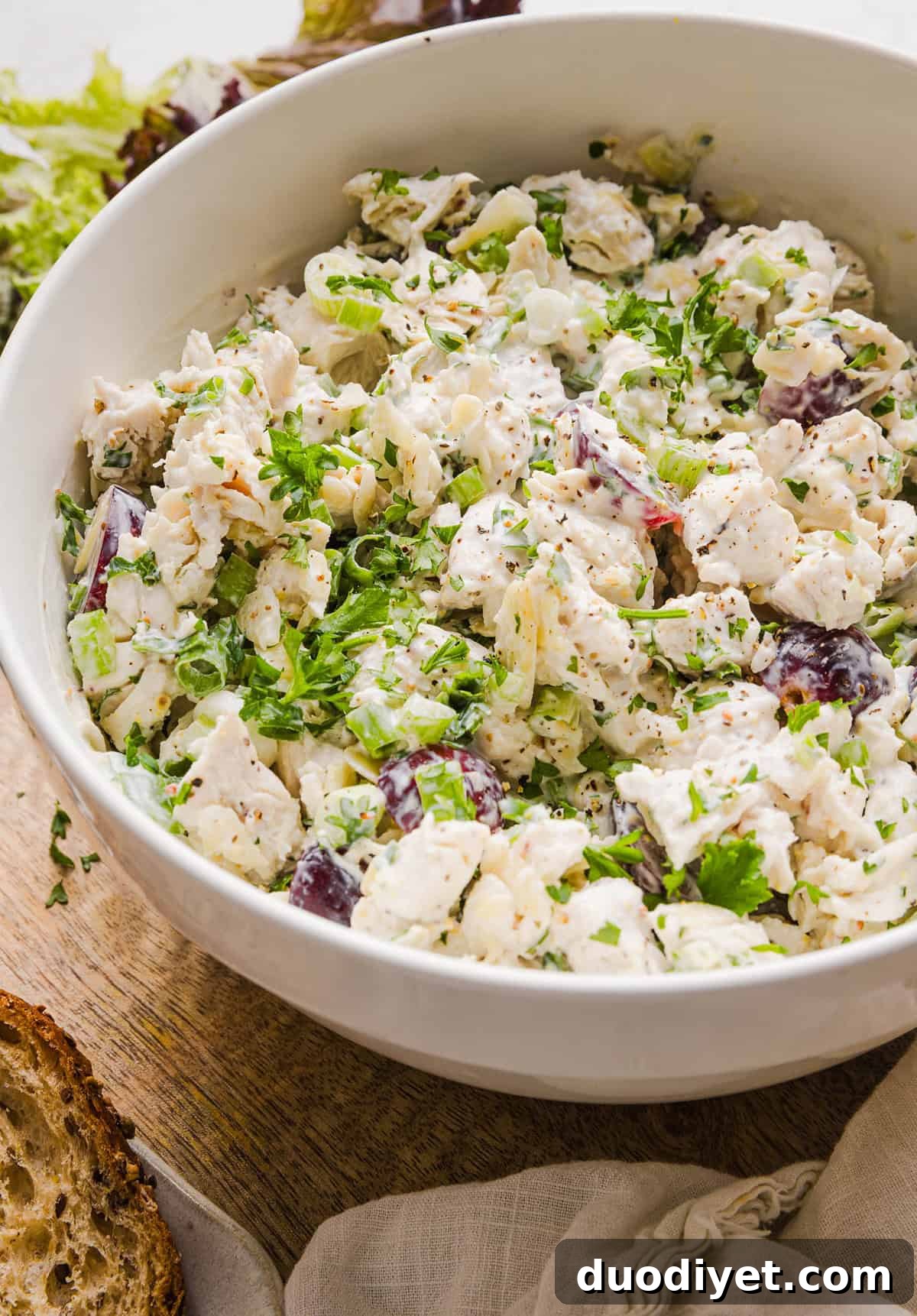 Grilled Chicken Salad Recipe with Avocado and Lemon Vinaigrette 4 Healthy Chicken Salad in a jar for meal prep