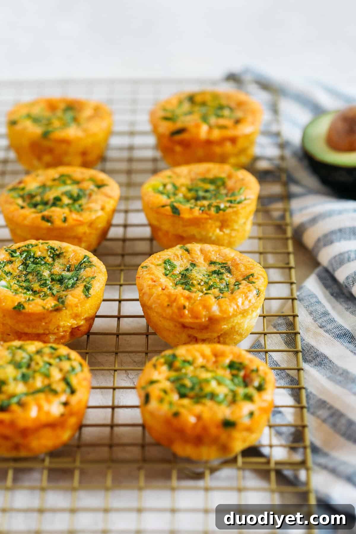 Cheesy Salsa Egg Muffins for Make Ahead Breakfast 3 These Cheesy Salsa Egg Muffins make the perfect healthy breakfast that are packed with flavor, simple to make and can easily be grabbed on-the-go!