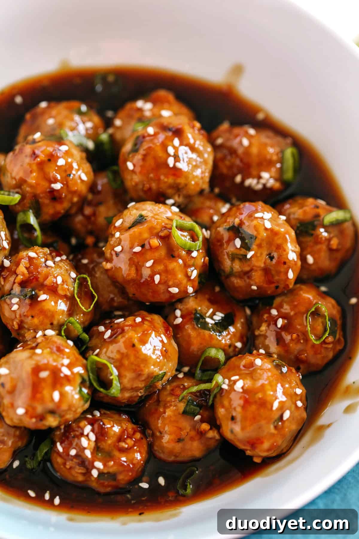 These tender Asian Glazed Turkey Meatballs are always a hit with our family! Coated in the most delicious sticky sweet sauce and easily made in less than 30 minutes!
