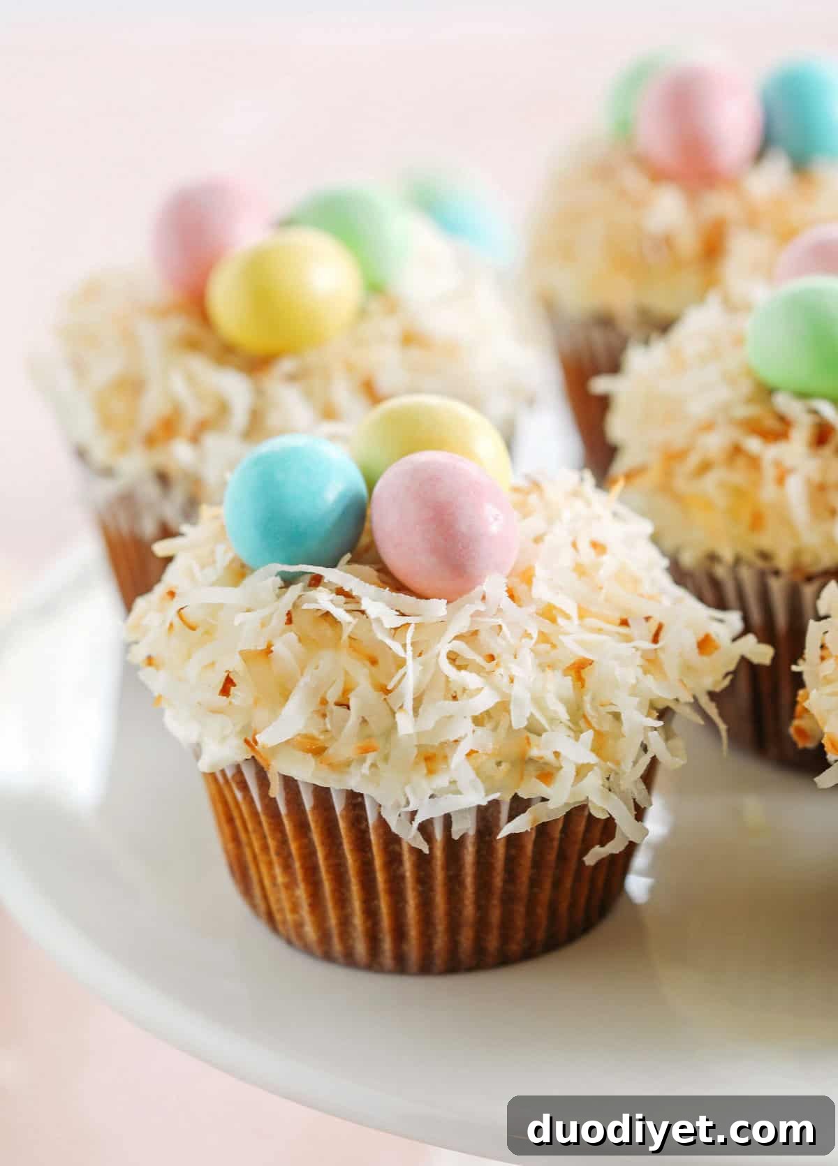 Toasted coconut for cupcake toppings