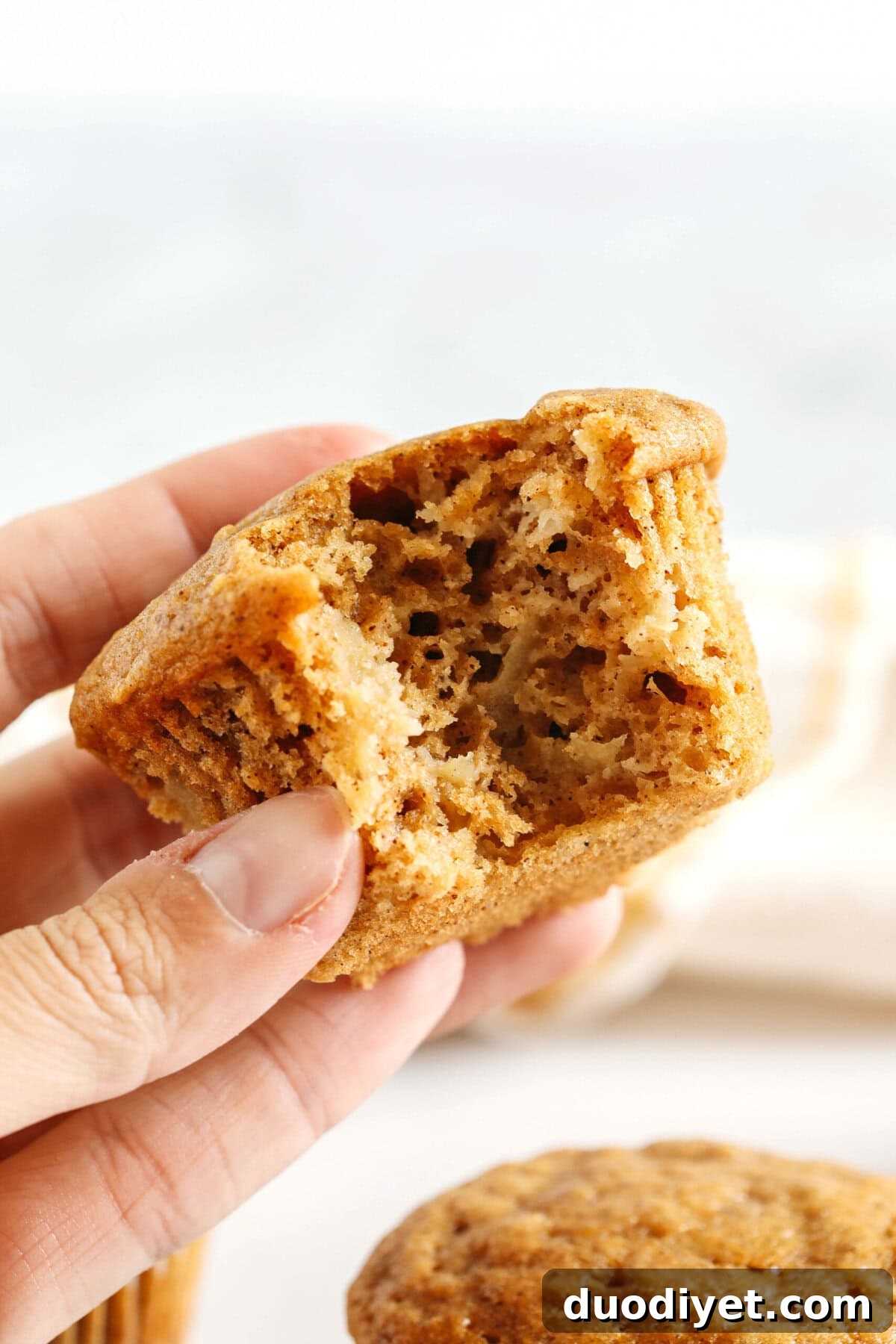 These Healthy Apple Cinnamon Muffins are moist, fluffy, and made healthier with whole wheat flour, Greek yogurt, and zero butter or refined sugar! Loaded with delicious chunks of apple and warm spices for the perfect fall muffin!