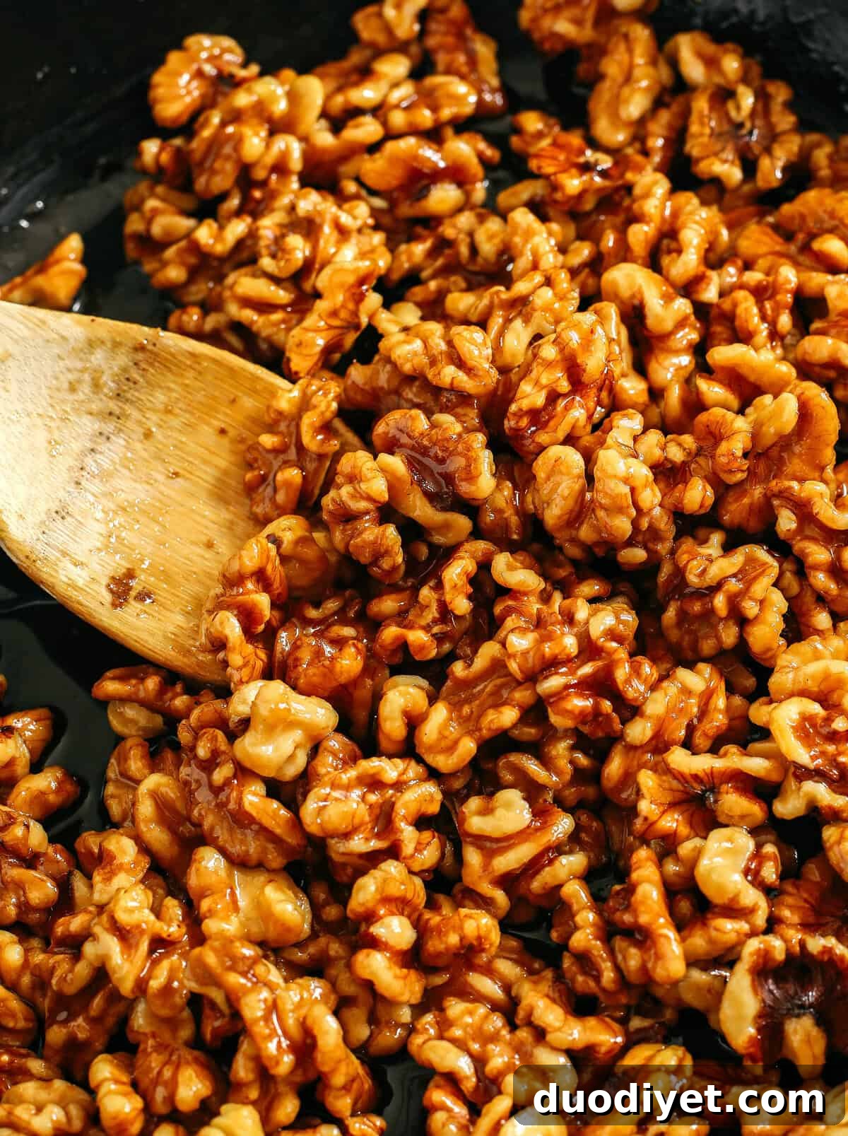 How to Make Maple Candied Walnuts 3 Close-up of candied maple walnuts
