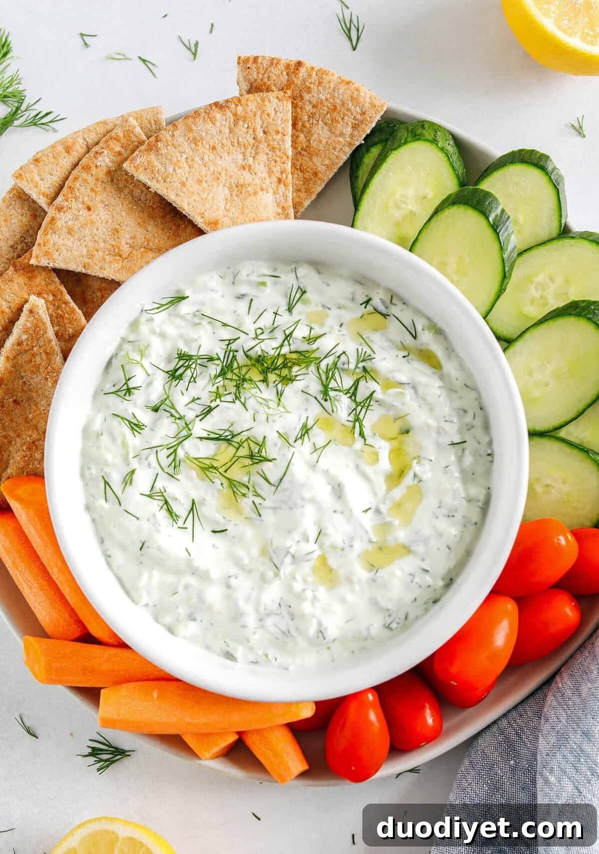Authentic Homemade Tzatziki Sauce Recipe 6 Tzatziki in a jar ready to serve