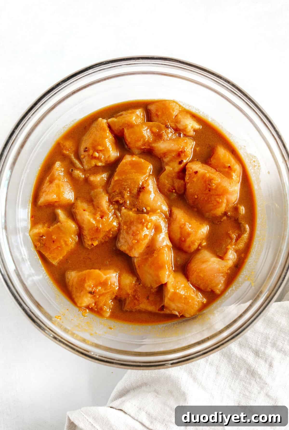 Tender and juicy Chicken Satay marinated in the most delicious peanut ginger sauce and grilled to perfection for the perfect easy weeknight dinner! Serve over rice or salad and drizzled with my homemade peanut sauce.