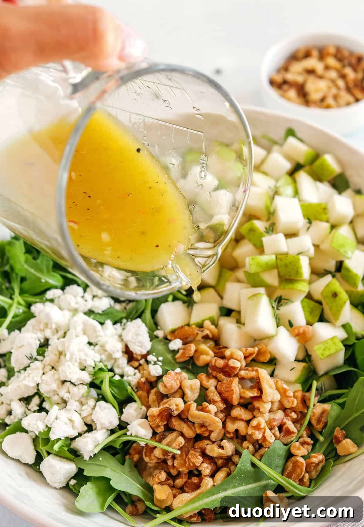 Ingredients for lemon honey vinaigrette